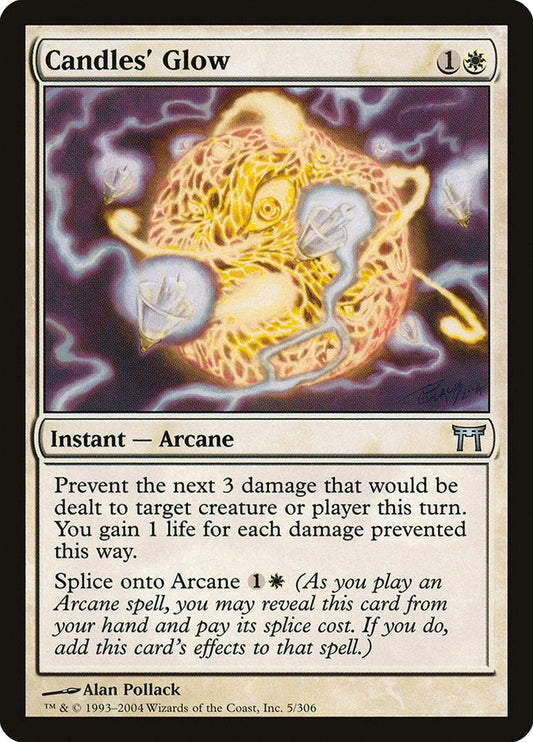 Candles' Glow [Champions of Kamigawa] [Foil]