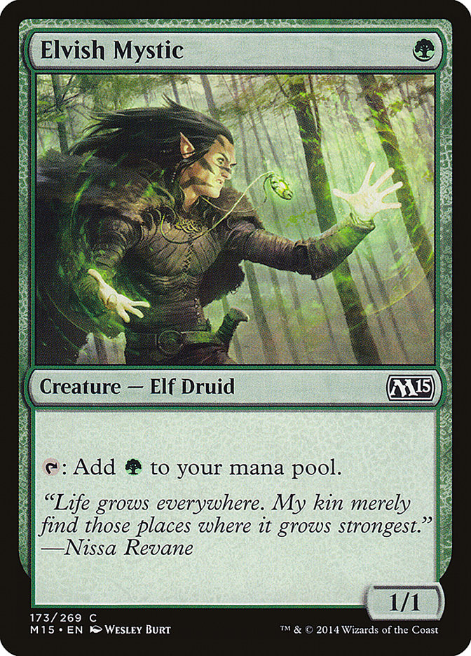 Elvish Mystic [Core Set 2015] [Foil]