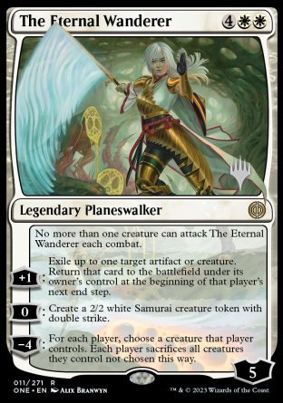 The Eternal Wanderer (Promo Pack) [Phyrexia: All Will Be One Promos] [Foil]