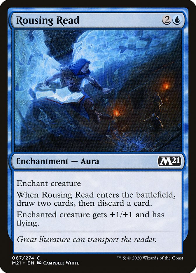 Rousing Read [Core Set 2021] [Foil]