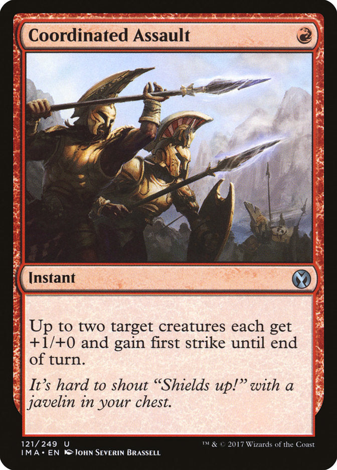 Coordinated Assault [Iconic Masters] [Foil]
