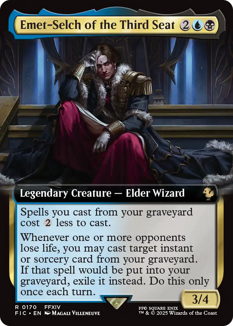 Emet-Selch of the Third Seat (Extended Art) [FINAL FANTASY Commander] [Foil]