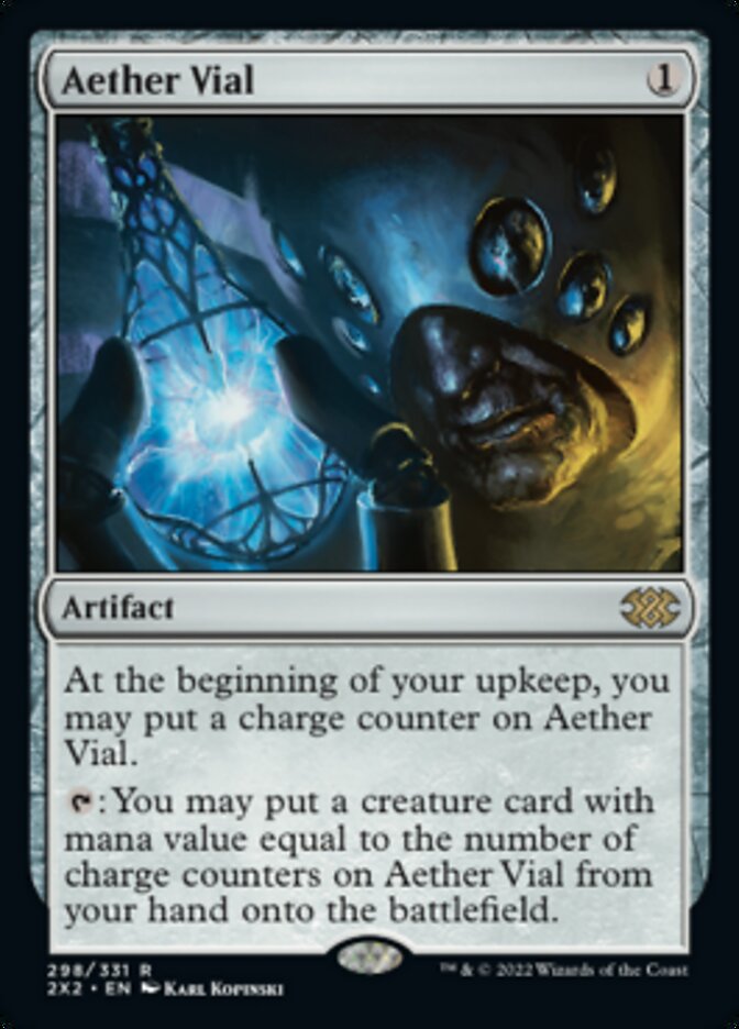 Aether Vial [Double Masters 2022] [Foil]