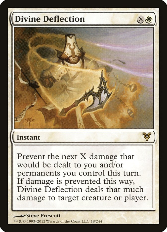 Divine Deflection [Avacyn Restored] [Foil]