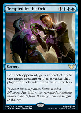 Tempted by the Oriq [Strixhaven: School of Mages] [Foil]