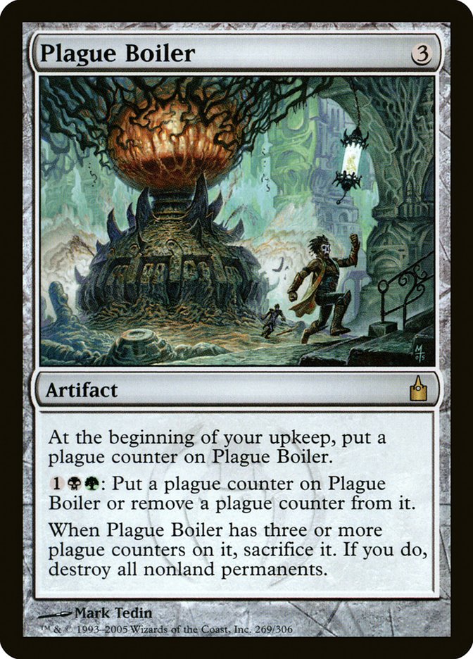 Plague Boiler [Ravnica: City of Guilds] [Foil]