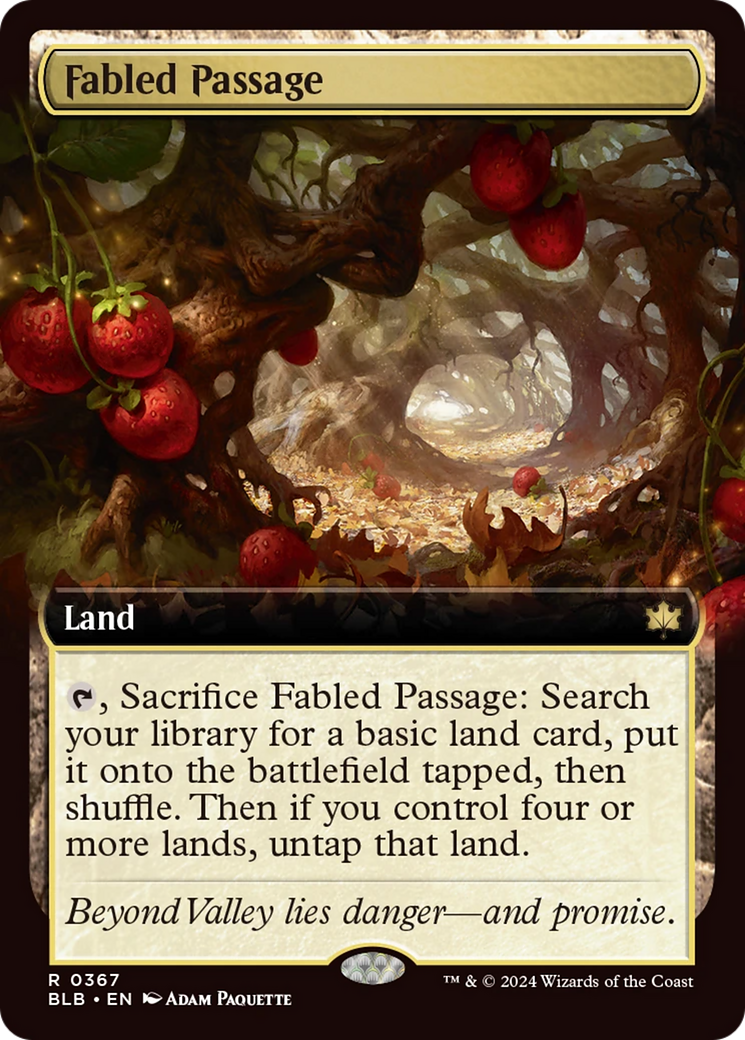 Fabled Passage (Extended Art) [Bloomburrow] [Foil]