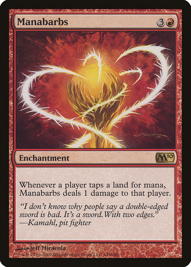 Manabarbs [Core Set 2010] [Foil]