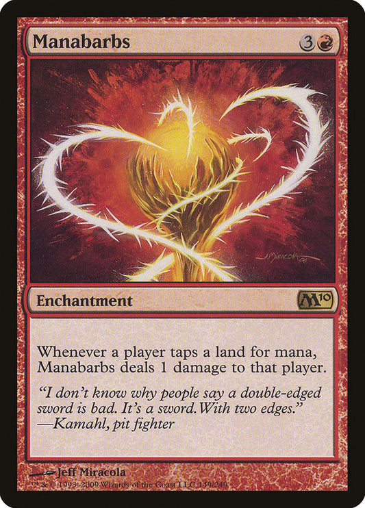 Manabarbs [Core Set 2010] [Foil]