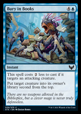 Bury in Books [Strixhaven: School of Mages] [Foil]