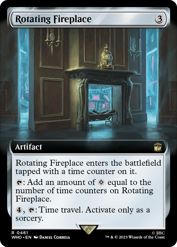 Rotating Fireplace (Extended Art) [Doctor Who] [Foil]