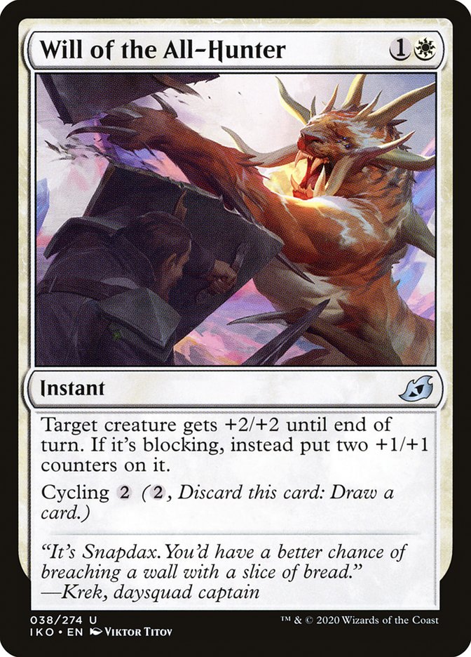 Will of the All-Hunter [Ikoria: Lair of Behemoths] [Foil]