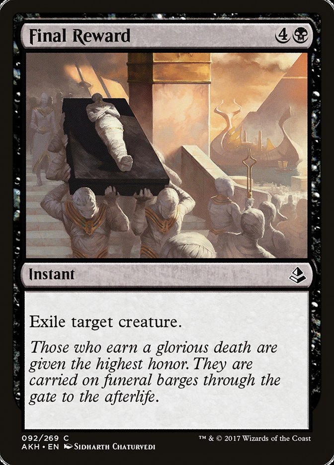 Final Reward [Amonkhet] [Foil]