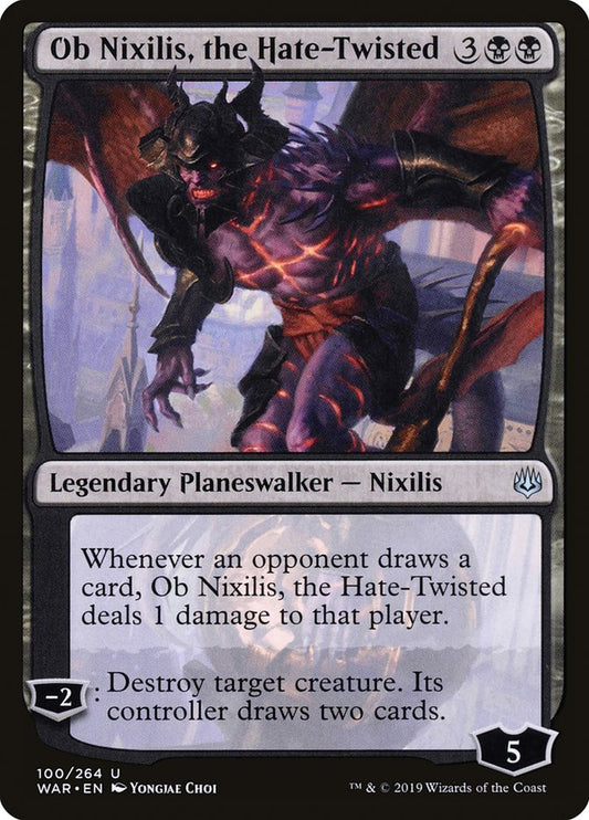 Ob Nixilis, the Hate-Twisted [War of the Spark] [Foil]