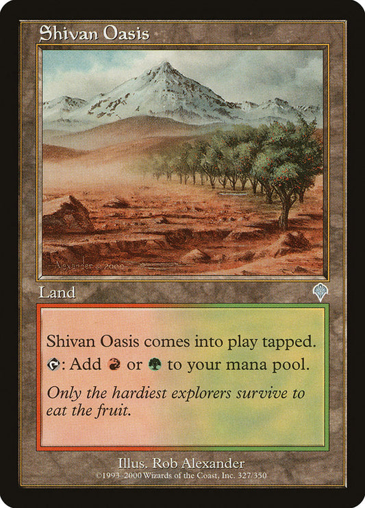 Shivan Oasis [Invasion] [Foil]