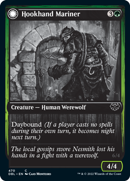 Hookhand Mariner // Riphook Raider [Innistrad: Double Feature] [Foil]