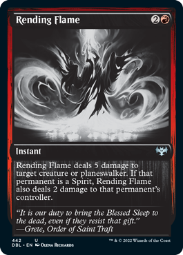 Rending Flame [Innistrad: Double Feature] [Foil]