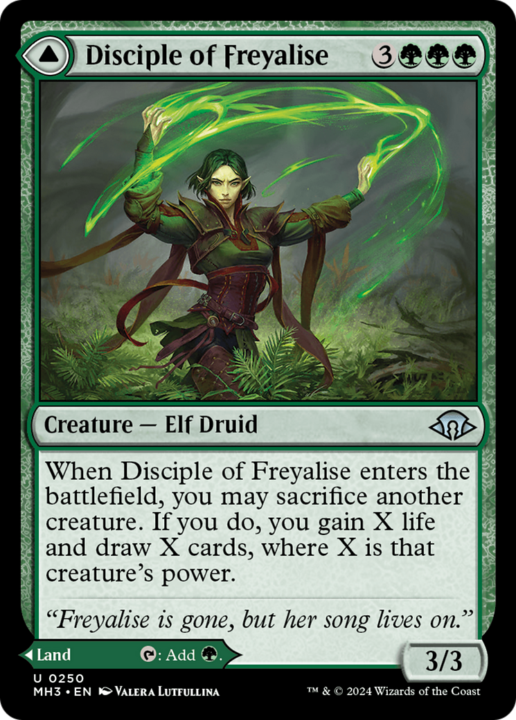 Disciple of Freyalise [Modern Horizons 3] [Foil]