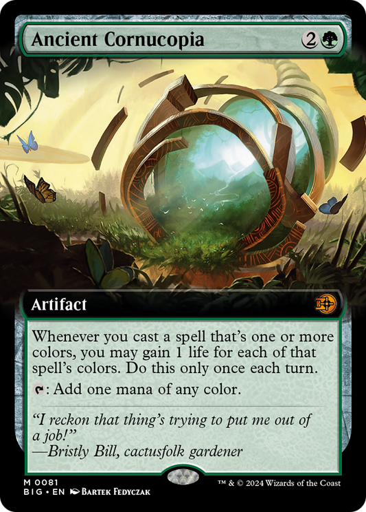 Ancient Cornucopia (Extended Art) [Outlaws of Thunder Junction: The Big Score] [Foil]