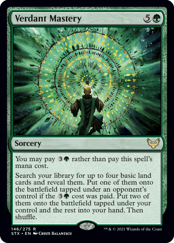 Verdant Mastery [Strixhaven: School of Mages] [Foil]
