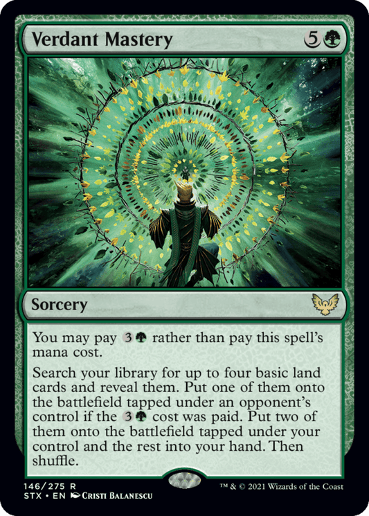 Verdant Mastery [Strixhaven: School of Mages] [Foil]