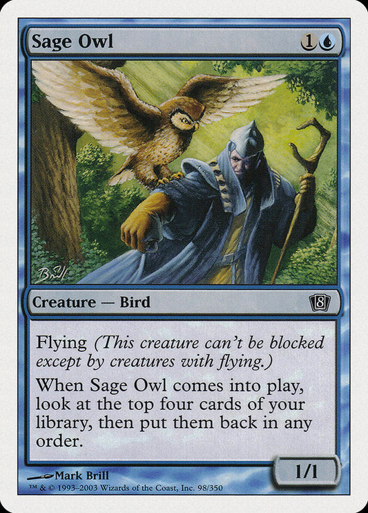 Sage Owl [Eighth Edition] [Foil]