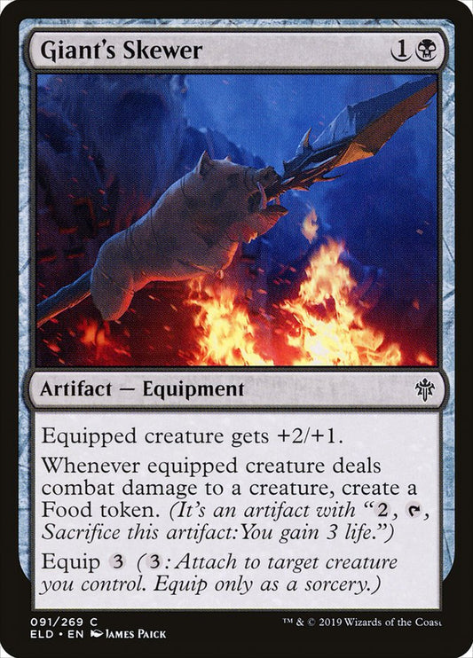 Giant's Skewer [Throne of Eldraine] [Foil]