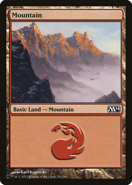 Mountain (244) [Core Set 2014]