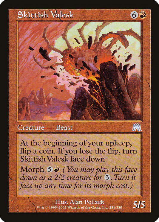 Skittish Valesk [Onslaught] [Foil]