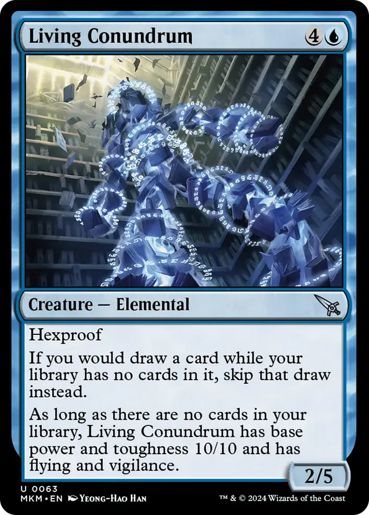 Living Conundrum [Murders at Karlov Manor] [Foil]