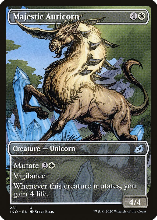 Majestic Auricorn (Showcase) [Ikoria: Lair of Behemoths] [Foil]