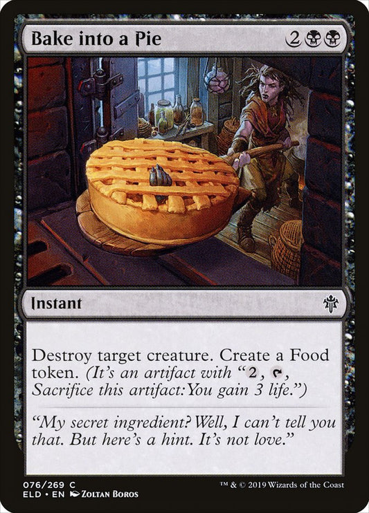 Bake into a Pie [Throne of Eldraine] [Foil]