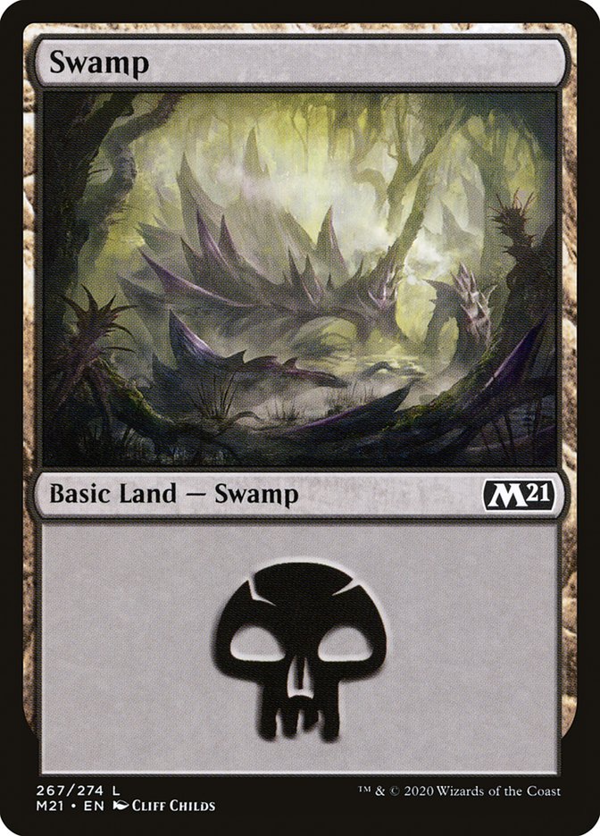 Swamp (267) [Core Set 2021] [Foil]