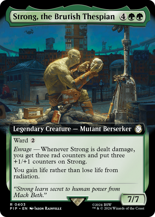 Strong, the Brutish Thespian (Extended Art) [Fallout] [Foil]