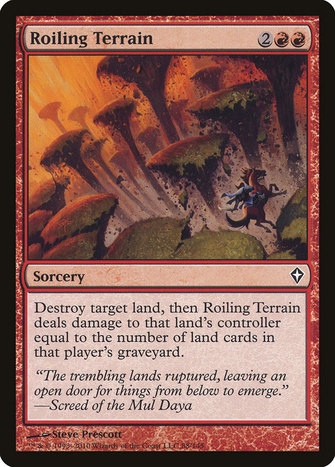 Roiling Terrain [Worldwake] [Foil]