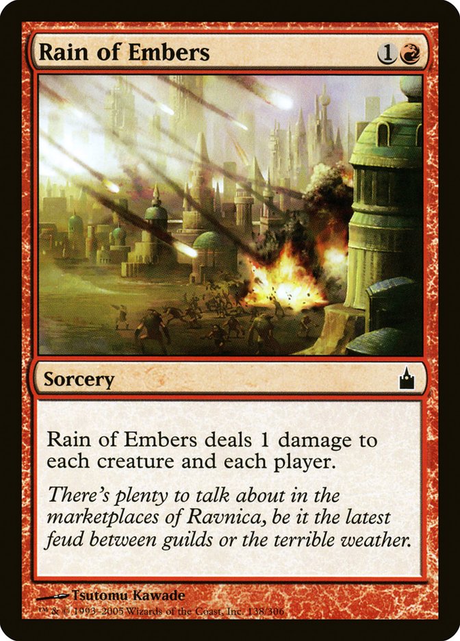 Rain of Embers [Ravnica: City of Guilds] [Foil]