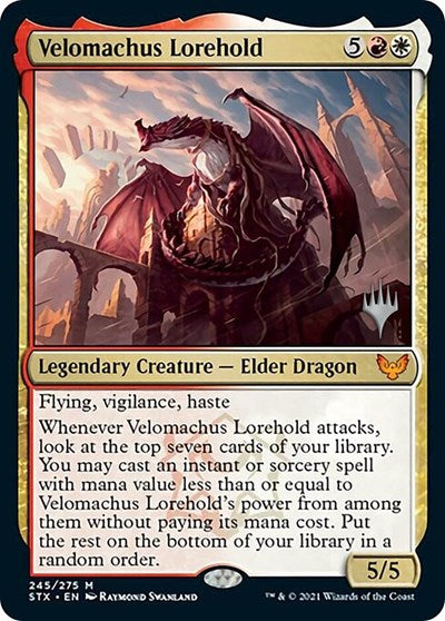 Velomachus Lorehold (Promo Pack) [Strixhaven: School of Mages Promos] [Foil]