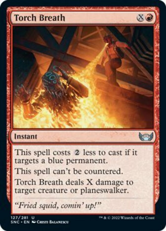 Torch Breath [Streets of New Capenna] [Foil]