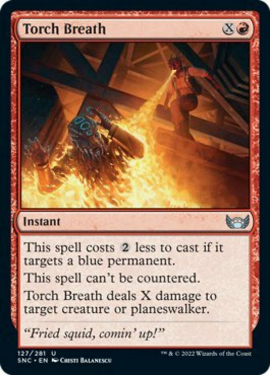 Torch Breath [Streets of New Capenna] [Foil]