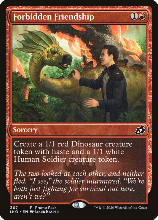 Forbidden Friendship (Promo Pack) [Ikoria: Lair of Behemoths Promos] [Foil]