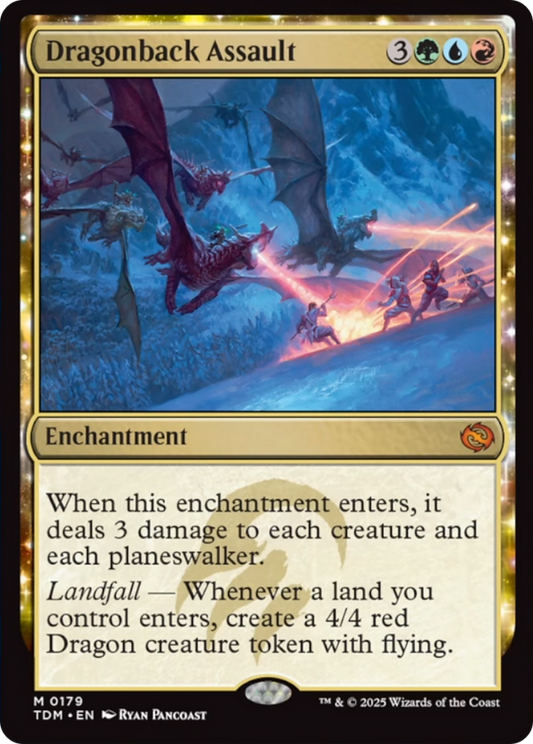 Dragonback Assault [Tarkir: Dragonstorm] [Foil]