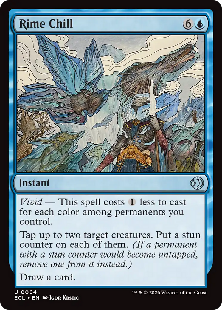 Rime Chill [Lorwyn Eclipsed] [Foil]