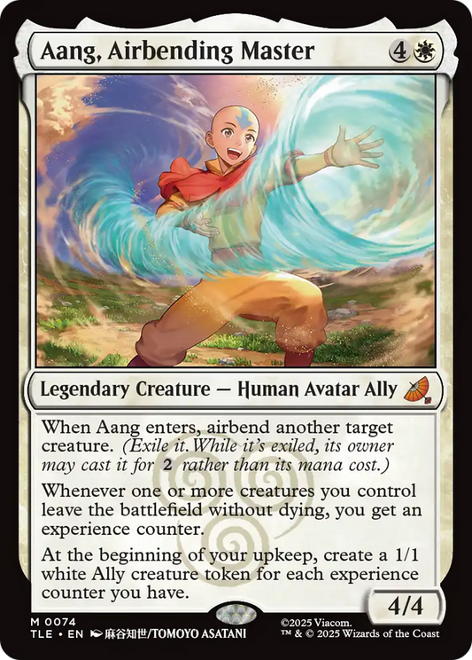 Aang, Airbending Master [Avatar: The Last Airbender: Eternal-Legal] [Foil]
