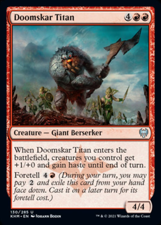Doomskar Titan [Kaldheim] [Foil]