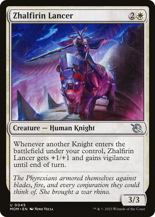 Zhalfirin Lancer [March of the Machine] [Foil]