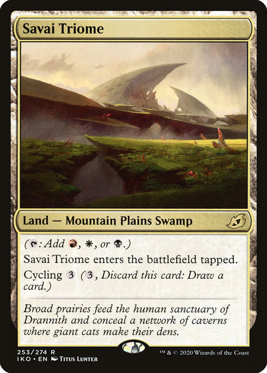 Savai Triome [Ikoria: Lair of Behemoths] [Foil]
