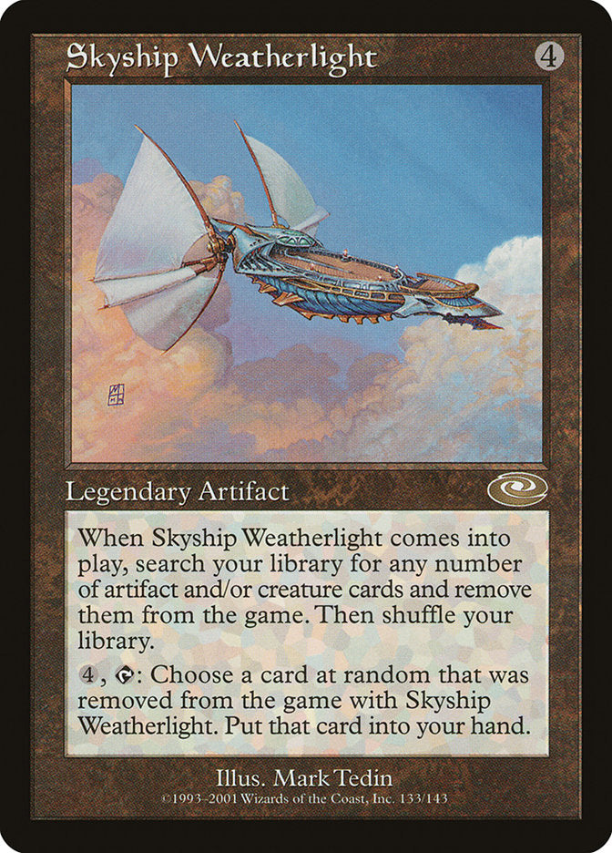 Skyship Weatherlight (Mark Tedin) [Planeshift] [Foil]