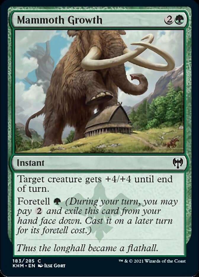 Mammoth Growth [Kaldheim] [Foil]