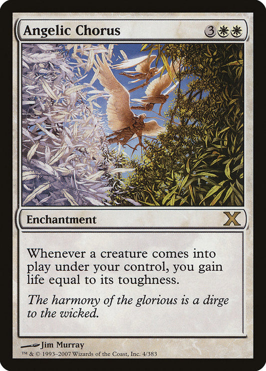Angelic Chorus [Tenth Edition] [Foil]