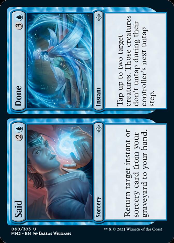 Said // Done [Modern Horizons 2] [Foil]